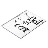 Carnet Le meilleur est de venir encore (Côté gauche)