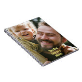 Carnet Le meilleur papa jamais (Côté Droit)