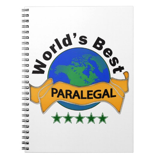 Carnet Le meilleur paralégal du monde (Devant)