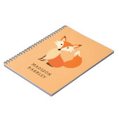 Carnet Le mignon animal de forêt de Fox Kid (Côté gauche)