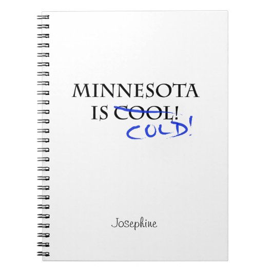 Carnet Le Minnesota est Cool (Devant)