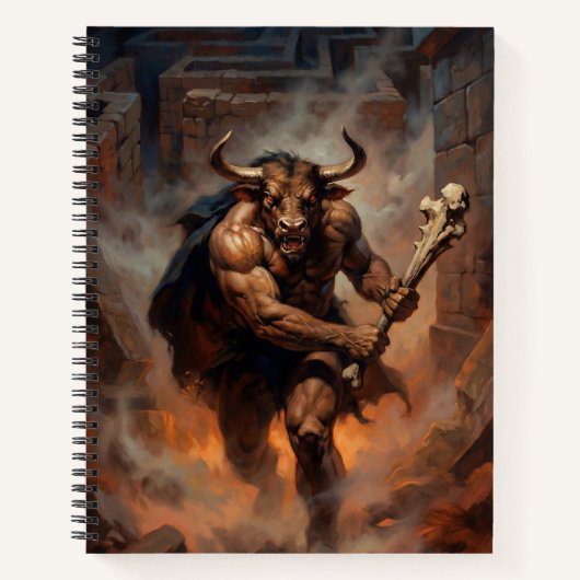 Carnet Le Minotaure imposant du Labyrinthe (Devant)