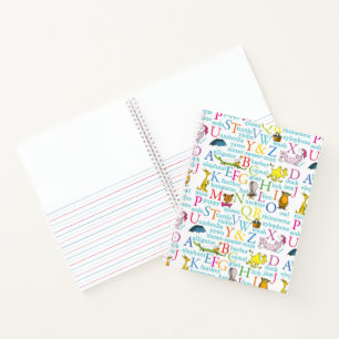 Carnet Le modèle ABC de Dr Seuss avec des mots