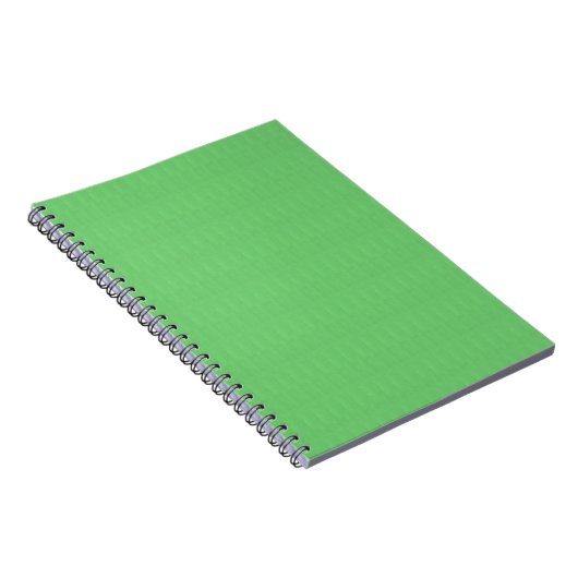 Carnet Le modèle vert do-it-yourself de blanc de texture (Côté Droit)