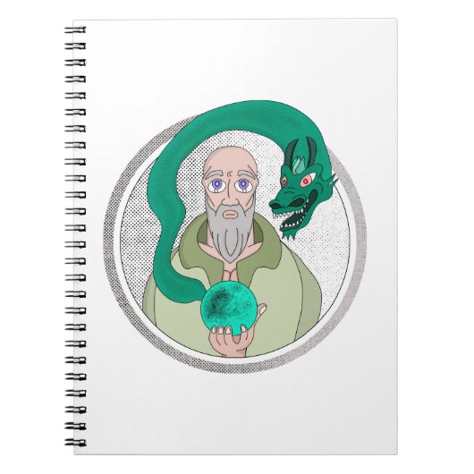 Carnet Le moine et le dragon (Devant)