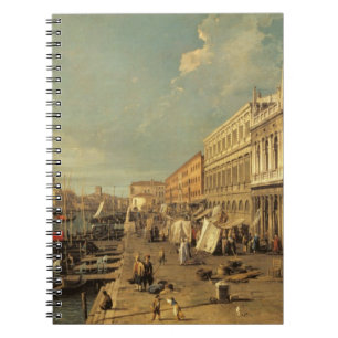 Carnet Le Molo et le Zecca, Venise (huile sur la toile)