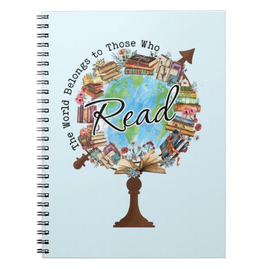 Carnet Le monde appartient à ceux qui lisent (Devant)