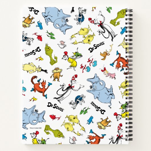 Carnet Le monde de Dr Seuss Pattern (Dos)