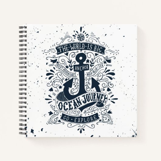 Carnet Le Monde est grand - Partez à la découverte (Devant)