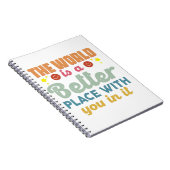 Carnet Le Monde Est Un Meilleur Endroit Avec Vous (Côté Droit)