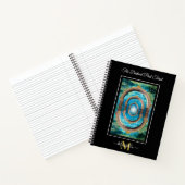 Carnet Le monogramme au dos des cartes du jeu de tarot Th (Intérieur)