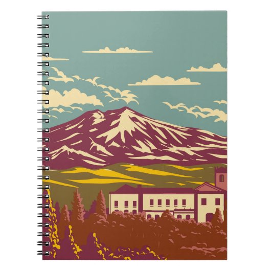 Carnet Le mont Etna (Devant)