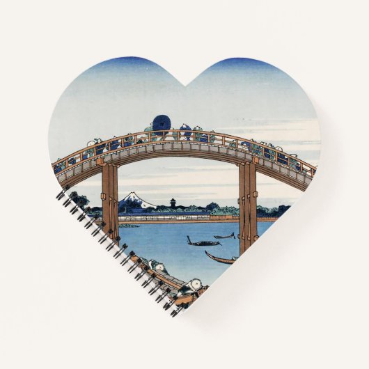 Carnet Le mont Housai Fuji vu d'en bas Pont Homme (Devant)