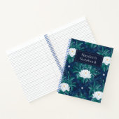 Carnet Le Motif blanc Lotus Midnight Lotus (Intérieur)