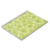 Carnet Le Motif des palmiers verts (Côté gauche)