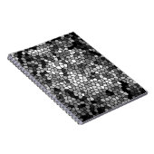 Carnet Le Noir Grey White Mosaic Stones (Côté Droit)