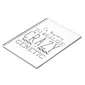 Carnet Le noir orphelin | fou est génétique (Côté gauche)