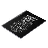 Carnet Le noir orphelin | que j'ai un ans, je suis (Côté gauche)