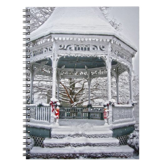 Carnet Le palais de justice Gazebo dans la neige (Devant)