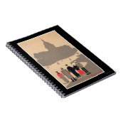 Carnet Le Panthéon Art Déco Scène Paris, France (Côté Droit)