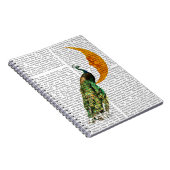 Carnet Le paon sur la Lune (Côté Droit)