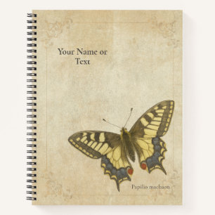 Carnet Le Papilio Machaon «Aristocrate de la Prairie» de