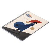 Carnet le parapluie rouge (Côté gauche)