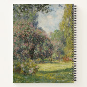 Carnet Le Parc Monceau - Claude Monet (Dos)