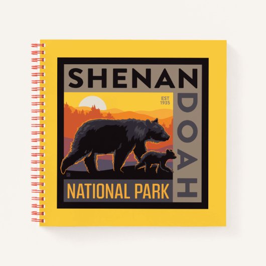 Carnet Le Parc national de Shenandoah | Mama Bear & Cubs (Devant)