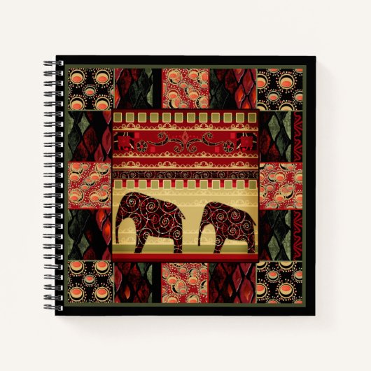 Carnet Le patchwork africain (Devant)