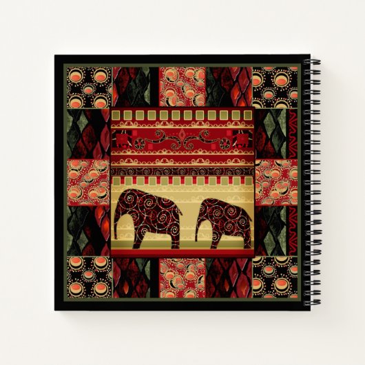 Carnet Le patchwork africain (Dos)