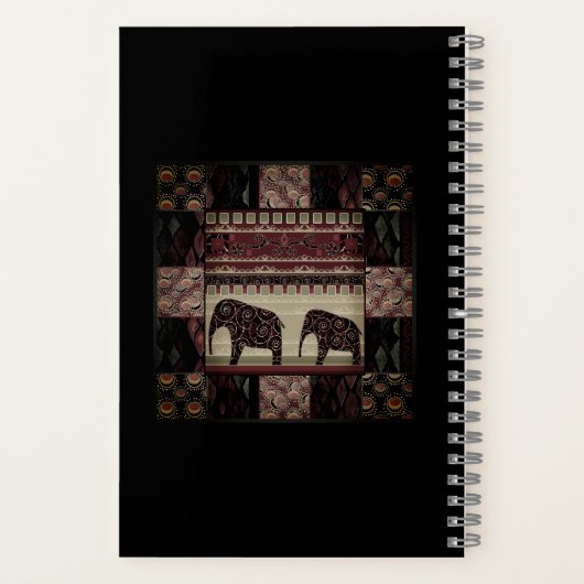 Carnet Le patchwork africain (Verso)