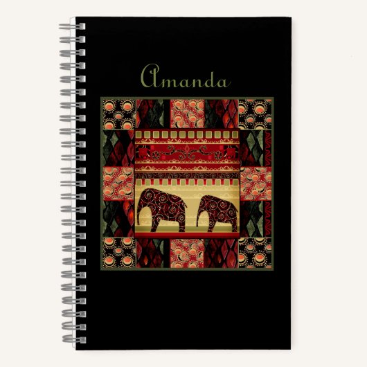 Carnet Le patchwork africain (Recto)
