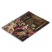 Carnet Le Pentecost, c.1598 (huile sur le panneau) (Côté gauche)