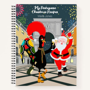 Carnet Le Père Noël et le coq Toast de Champagne à New Yo