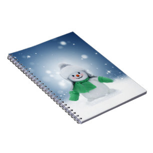 Carnet Le personnage de bonhomme de neige de Noël adorabl
