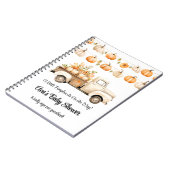 Carnet Le Petit Citrouille Est En Route Baby shower Guide (Côté gauche)