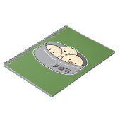 Carnet Le petit déjeuner chinois de dim sum de petit pain (Côté gauche)