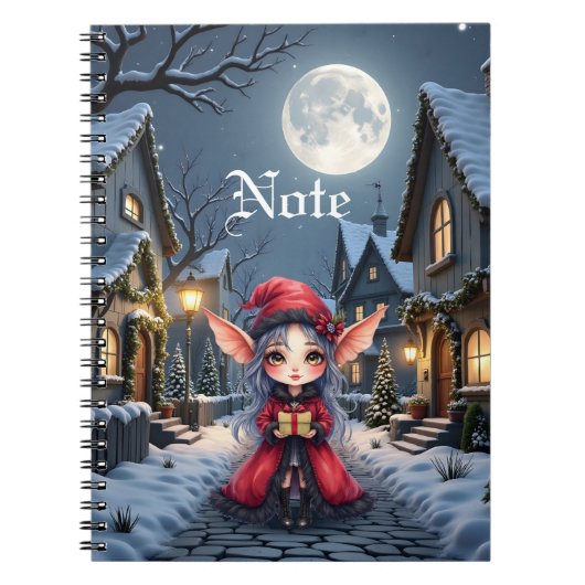 Carnet Le Petit Messager de Noël. (Devant)