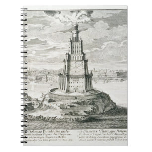 Carnet Le Pharos de l'Alexandrie, plaquent 9 de 'Entwurf