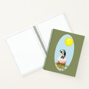 Carnet Le pingouin qui sieste dans le soleil