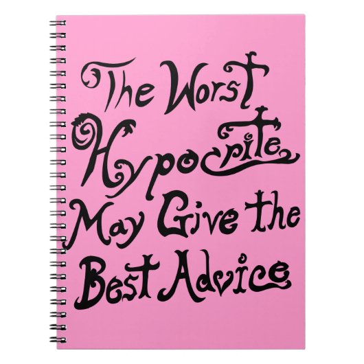 Carnet Le pire hypocrite (Devant)