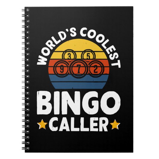 Carnet Le plus cool des animateurs de bingo au monde (Devant)