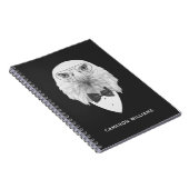 Carnet Le portrait chic | d'Eagle ajoutent votre nom (Côté Droit)