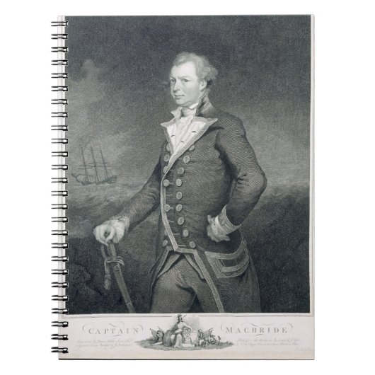 Carnet Le portrait d'amiral John Macbride (d.1800) (Devant)