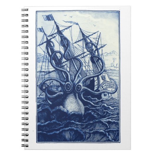 Carnet Le Poulpe Colossal 1801 Bleu (Devant)