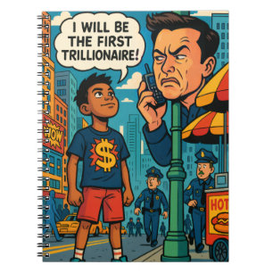 Carnet le premier milliardaire Comic Art Motivation