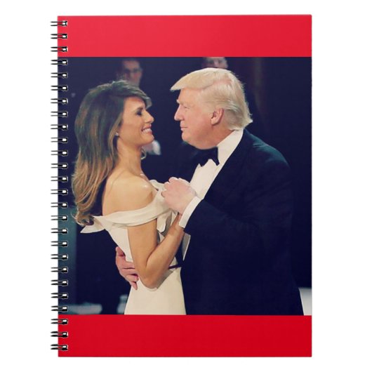 Carnet Le président Trump et Melania Dancing (Devant)