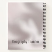 Carnet Le professeur de géographie, Chic Teacher Cadeau N (Dos)