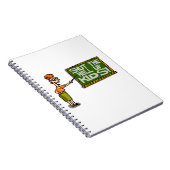 Carnet Le professeur dit que fermé badine (Côté Droit)